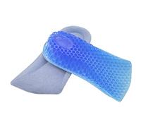 Asiv Silicone Invisibile Traspirante Altezza Aumento 3cm Solette in Gel a Nido d'Ape Solette per Donna, Uomo, Confortevole Indietro Tacco Inserire, 1 Coppia