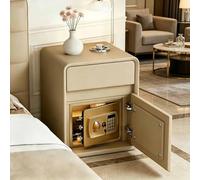 Asiwnshw Comodino in legno massello, comodino stretto in legno per divano, mobile contenitore con scomparto nascosto, bauli e cassapanche per camera da letto, soggiorno(White,40 * 40 * 50cm)
