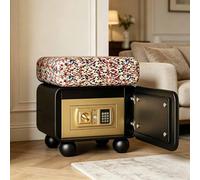 Asiwnshw Comodino, tavolino con scomparto segreto a scomparsa, comodino moderno con cassetto, bauli e cassapanche per soggiorno, camera da letto, ufficio(A,40 * 40 * 50CM)