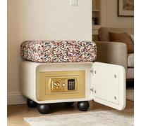 Asiwnshw Comodino, tavolino con scomparto segreto a scomparsa, comodino moderno con cassetto, bauli e cassapanche per soggiorno, camera da letto, ufficio(B,50 * 40 * 50CM)