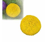 Asiwnshw Coperture Rotonde Decorative per Pozzi da Giardino - Sfera Artificiale di Verde per Esterni, Copertura per tombini e pozzetti di ispezione - Copertura Decorativa a Effetto vegetale(Yellow)