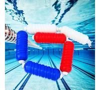 Asiwnshw Corda di Sicurezza per Piscina con galleggianti per Piscine Interne ed Esterne, Linea di galleggiamento per la separazione della profondità, Boe galleggianti in Corda(180ft/55m)