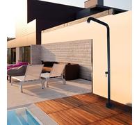 Asiwnshw Doccia Esterna in Piedi, Doccia a Bordo Piscina, Doccia da Giardino con soffione, Accessori per Doccia Esterna indipendenti per casa/Commerciale, Nero