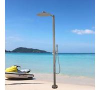 Asiwnshw Doccia Esterna Indipendente, docce Esterne per Giardino, Piscina, Spiaggia, docce Esterne con Grande soffione a Pioggia e Doccia Portatile a Bordo Piscina