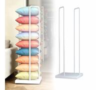 Asiwnshw Espositore per Cuscini Decorativi, Supporto Commerciale per Cuscini, Soluzione a Pavimento per lo Stoccaggio di Cuscini d'Arredo, Organizzatore Salvaspazio in Acciaio Laminato a Freddo(B)