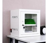 Asiwnshw Mobiletto di ricarica portatile per telefono cellulare, carrello portaoggetti per telefono cellulare ricaricabile tramite USB con ruote, stazioni di ricarica per telefono cellulare(12 Slots)