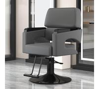 Asiwnshw Poltrona da barbiere Poltrona da parrucchiere per parrucchiere, Poltrona da parrucchiere idraulica girevole a 360° Professione Shampoo Taglio capelli Poltrona da barbiere(F)