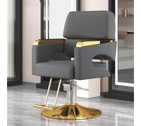 Asiwnshw Poltrona da Barbiere Poltrona da Parrucchiere Poltrona da Spa con Pompa Idraulica, Altezza Regolabile a 360 Gradi Poltrona da Parrucchiere Girevole Poltrona per Parrucchieri Attrezzature(A)