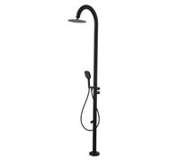Asiwnshw Sistema Doccia da Esterno di Lusso Indipendente, Doccia da Giardino con soffione a Pioggia e Doccia Portatile, Doccia a Bordo Piscina montata a Pavimento con Rubinetto per pediluvio