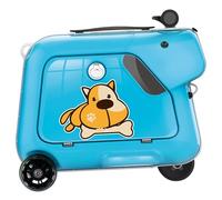 Asiwnshw Trolley elettrico per bambini, valigia da viaggio, borsa per bagagli, valigia da viaggio intelligente, trolley per studenti, trolley di grande capacità(Blue)