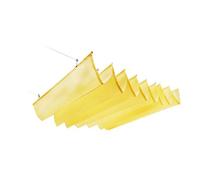 Asiwnshw Vela Parasole Retrattile con luci a LED, Copertura Manuale a Onda, Tenda da Sole Impermeabile per Esterni, pergola, terrazza, Gazebo, Giardino, Beige.(1.5x5m)