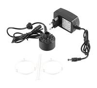 Asixx creatore della foschia, Mist Maker Fountain, 1Pc Mist Maker Fog Maker or12 LED Mist Maker colorato con Adattatore di Alimentazione Grande Decorazione per Acquario, fontane, Giochi d'Acqua e Art