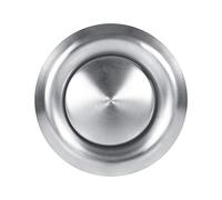 Asixx Ventilazione in Acciaio Inossidabile, Regolabile a Parete a soffitto in Acciaio Inox Ventilazione Rotonda Copertura del Condotto di Ventilazione per Interni di Scarico(150mm)