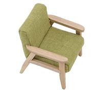 Asixxsix 1:12 Poltrona per Divano per Casa Delle Bambole, Divano per Casa Delle Bambole a Miniatura a Tessuto di Mini Mobili per Delle Bambol Giocattolo per Delle (Erba verde)