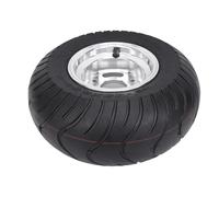 Asixxsix 13x6.50-6 Pneumatico Tubeless per Vuoto Tosaerba, Sostituzione 13x6,5-6 Pneumatico per Trattore Liscio con Bordo, Trattore Giardino a Battistrada Liscio Piatta