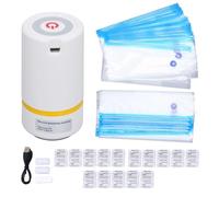 Asixxsix 15 pezzi sacchetti per la conservazione del filamento, kit di sacchetti sottovuoto per filamento 3D con pompa ad aria,sacchetti per la conservazione del filamento per stampante 3D