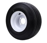 Asixxsix 18x8.50-8 Pneumatici d a Rasaerba con Bordo, 4 Bulloni a 4 Bulloni in Tubeless e Ruota per Cavalcare Tosaerba per Tumi d a Giardino Pneumatici d a Golfs Tappeti d a Golfs, Ruota