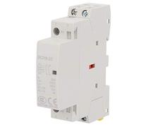Asixxsix 2P 25A Contattore CA, 2NA 230VCA, Montaggio su Guida DIN | Interruttore elettromagnetico nominale 25 A, design a basso rumore, dimensioni compatte, di risparmio energetico, facile