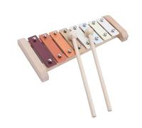 Asixxsix a percussione manuale con 2 bacchette, giocattolo di percussione in legno per bambini, sviluppo del senso musicale e del ritmo, giocattolo educativo multifunzionale