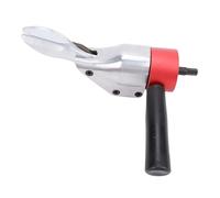 Asixxsix Accessorio per trapano roditrice per metallo, impugnatura girevole a 360°, testa in acciaio CrV, accessorio per trapano,forbici elettriche,cesoia,roditrice per taglio ferro