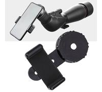 Asixxsix Adattatore per Telefono Telescopico, Adattatore per Smartphone Regolabile per Montaggio su Telefono Cellulare per Telescopio, Binocolo e Cannocchiale Supporto per Oculare