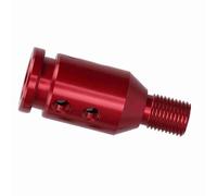 Asixxsix Adattatore Universale per Pomello del per Auto per Leva del Non Filettata, Passo 12X1,25, Resistente All'usura, Adatto a Vari Modelli di Auto (rosso)