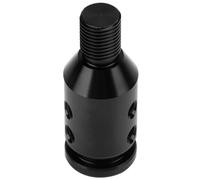 Asixxsix Adattatore Universale per Pomello del per Auto per Leva del Non Filettata, Passo 12X1,25, Resistente All'usura, Adatto a Vari Modelli di Auto (BLACK)