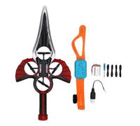 Asixxsix Aereo RC Flying Sword, Aerei Controllati Tramite Gesti per Bambini Adulti, Giocattoli per Jet da Combattimento Acrobatici a 360° Spada Facile da Volare con Luce LED (rosso)