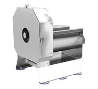 Asixxsix Affettatrice Elettrica per Verdure, Spessore Regolabile da 0 a 12 Mm, Macchina Affettatrice Professionale in Acciaio Inossidabile per Frutta e Verdura, Convertibile (Spina europea 100-240V)