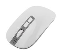 Asixxsix AI Mouse, AI Voce Audio Recorder Riassumi il Mouse Wireless Portatile Integrato nel della Voce Microfono per le Riunioni Work Intelligent Recording Saving Saving (WHITE)