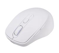 Asixxsix AI Mouse, Mouse Wireless Bluetooth USB con Integrazione di Chiacchiere di Traduzione di Digitazione Vocale, Progettazione Ergonomica Ricaricabile, per Tablet per Laptop (WHITE)