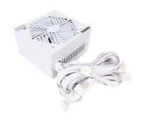 Asixxsix Alimentatore per Computer 600 W, Circuito di Controllo Intelligente della Temperatura Alimentatori ATX con Ventola da 12 Cm per Computer Desktop PC da Gioco