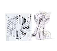 Asixxsix Alimentatore per computer da 600 W, alimentatori per computer con circuito di controllo intelligente della temperatura e ventola da 12 cm, per computer desktop PC