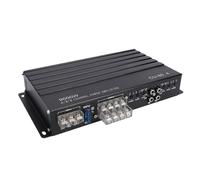 Asixxsix Amplificatore per Auto a 4 Canali, Amplificatore Stereo Multicanale con di per Bassi Puri Ad Alta per Sistemi Audio per Auto Moto UTV per Camion DC 12V