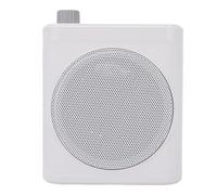 Asixxsix Amplificatore Vocale Wireless con Doppio Microfono Lavalier Wireless Magnetico, Display LED Intelligente, Chip di Riduzione del Rumore Integrato, per Insegnare Discorsi (WHITE)