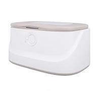 Asixxsix Asixxsix Scaldasalviette per Neonati, Scaldasalviette Umidificate con Controllo della Temperatura Regolabile, Dispenser di Salviette per Neonati di Grande capacità con Luce Notturna Soffusa