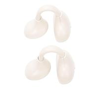 Asixxsix Auricolari Aperti con Clip, Cuffie Wireless Bluetooth 6.0 con Microfono con Cancellazione del Rumore AI, Impermeabile IPX7, 40 Ore di Riproduzione, per Sport, Corsa, Allenamento, (WHITE)