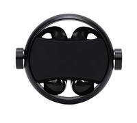 Asixxsix Auricolari Wireless, Clamp/Holder 2 in 1 su Cuffie Auricolari Aperte Bluetooth 5.3 IPX5 Impermeabili con 140 Ore di Riproduzione per Sport, Corsa, Allenamento, Palestra (BLACK)