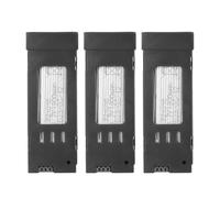 Asixxsix BATTARIA AL LITIO PER DRONI RC 3,7 V, BATTARIA UAV SOSTITUTIVA 3 PEZZI 1800 MAH PER QUADRICOTERO E58 E68 JY109 998PRO, A LUNGA DUTATA, COMPATTA E PORTATILE