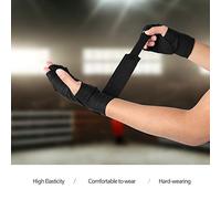 Asixxsix Bende Elastiche per Avvolgere Le Mani, 1 Paio di Protezioni per Le Mani da Punzonatura per L'allenamento MMA di Boxe, Tessuto Resistente per Kitting Bianco (2.5M)