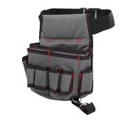 Asixxsix Borsa Cintura per Attrezzi, Borsa per Attrezzi Elettricista in Tessuto Oxford Resistente All'Acqua 600D con 7 Tasche con Fibbia, per Falegname Idraulico Tecnico HVAC