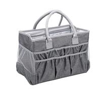 Asixxsix Borsa Organizer per Artigianato, Borsa Grande con 12 Tasche Esterne e Scomparto Principale da 4 Galloni, Portaoggetti per Materiali Artistici, Pennarelli, Penne, Forbici e