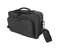 Asixxsix Borsa per pedaliera effetti per chitarra, tessuto impermeabile, imbottitura da 10 mm, borsa per pedaliera effetti per chitarra con tasche multiple, per Boss, Line 6, DigiTech (S)
