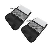 Asixxsix Borsa Portaoggetti Impermeabile per Esche Morbide, 6 Tasche Rimovibili per Organizer per Esche con Striscia Sigillante Antipolvere, Scomparto a Prova di Foratura per Accessori