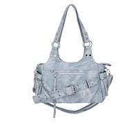 Asixxsix Borse e Borsette da Donna, Borse a Tracolla in Pelle PU, Hobo Alla Moda con Tracolla Regolabile, Borsa Tote per Donne Lavoro Viaggi Pendolarismo Quotidiano (BLUE)