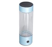 Asixxsix Bottiglia D'assa di Idrogeno, Generatore di Acqua di Idrogeno Portatile Tramite Ricaricabile USB 370 Ml 2000-2500 Ppb Tazza Sanitaria in Vetro per Acqua Ricca di AD