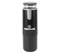 Asixxsix Caffettiera portatile, macchina per caffè espresso ricaricabile semplice da usare Caffettiera da viaggio Mini caffettiera portatile per campeggio, guida, casa e ufficio