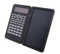 Asixxsix Calcolatrice Scientifica, Tavoletta LCD da 6 Pollici, Calcolatrice con Blocco Note, da Tavolo con Display a 2 Righe, Portatile Leggero, per la Cura degli Occhi, per Casa, Scuola, Ufficio,