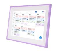 Asixxsix Calendario Digitale d a Parete d a 10,1 Pollici, Touch Screen Intelligente WiFi Display Interattivo Grafico dei Lavori Pianificatori Familiari Cornice Digitale per Programmi