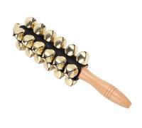 Asixxsix Campanella da slitta a 25 campane, strumento a percussione portatile di qualità audio premium per feste di Natale, canti natalizi, allenamento musicale